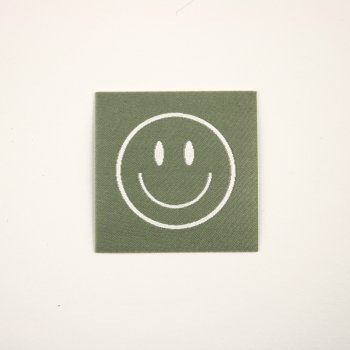 Webetikett Smile (mit Iron On)
